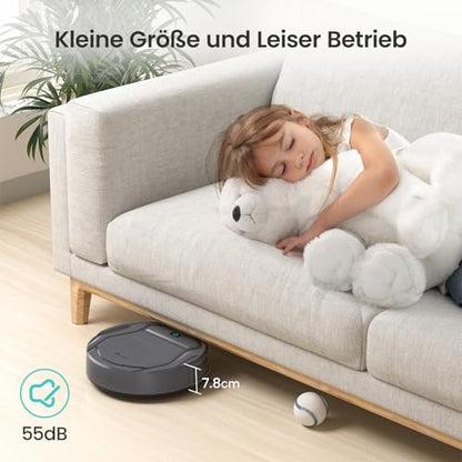 LEFANT M210PG Saugroboter – WLAN, Alexa, Tierhaare, 2200 Pa