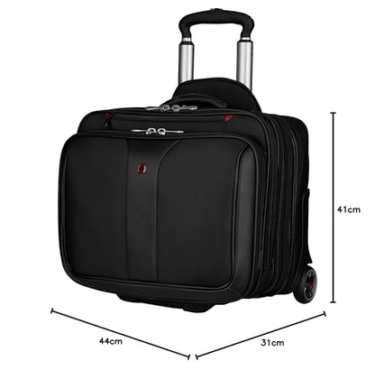 WENGER Patriot Laptop-Aktenkoffer auf Rollen 17 Zoll - Schwarz