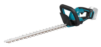 Makita DUH506Z Akku-Heckenschere – 18V 50cm ohne Akku. Blau-schwarze Heckenschere mit 50cm Schnittlänge zum kabellosen Heckenschnitt.
