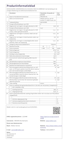 MEDION 19 Zoll HD Fernseher 12V mit Triple Tuner - MD 819000