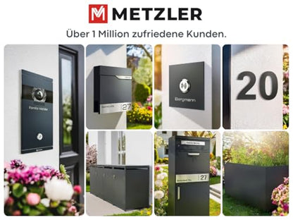 Metzler Bispo Paketbriefkasten XXL - Anthrazitgrau matt