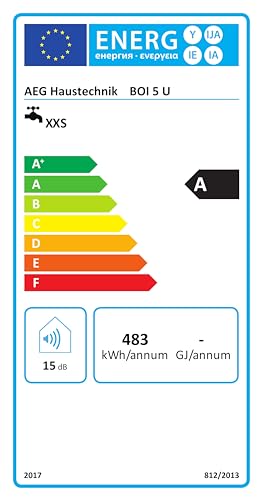 AEG BOI 5 U Untertischboiler – 5L Niederdruck mit Stecker