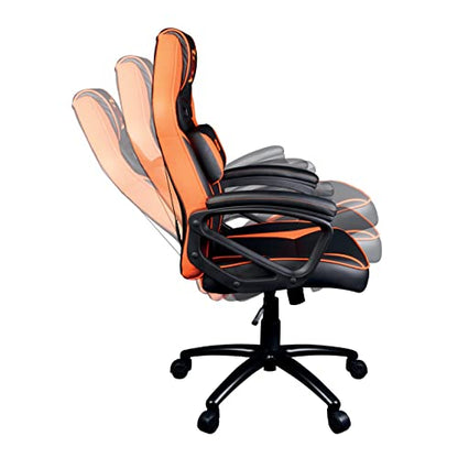 Konix Naruto Shippuden Gaming-Stuhl – Schwarz Orange Konoha PU