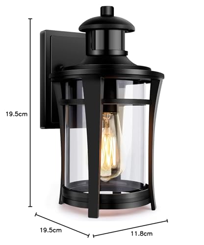 Lamomo LED Aussenlampe mit Bewegungsmelder - 3 Modi, Wasserdicht