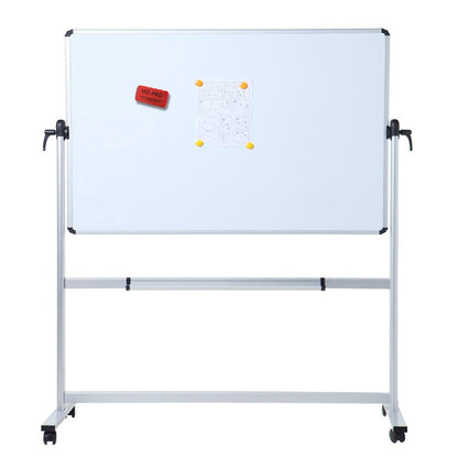 VIZ-PRO Whiteboard mobil doppelseitig drehbar magnetisch - 120x90cm