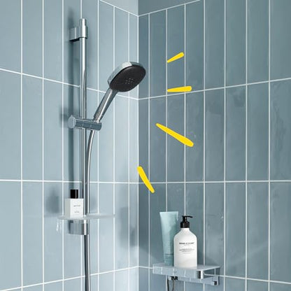 GROHE Vitalio 110 Duschstangenset eckig, Chrom, wassersparend