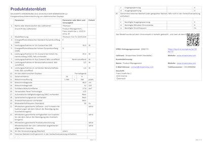 THOMSON 32HF2S34 HD LED Smart TV – 32 Zoll Fire TV