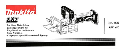 Makita DPJ180Z Akku-Nutfräse 18V – Ohne Akku & Ladegerät