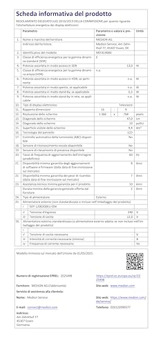 MEDION 19 Zoll HD Fernseher 12V mit Triple Tuner - MD 819000