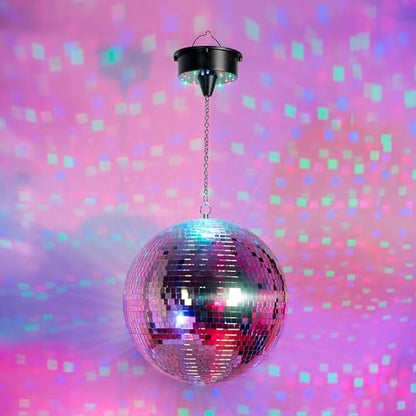 Ibiza DISCO1-30 Facettenkugel – 30cm LED Sockel Batterie