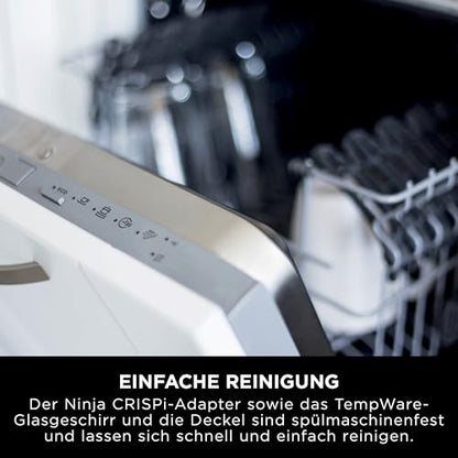 Ninja CRISPi Tragbare Heissluftfritteuse 3.8L Stone Gold FN101EUSTGD