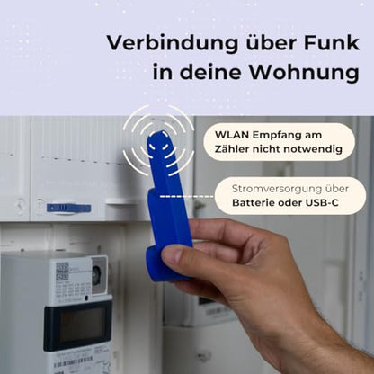 Smart Meter IR Lesekopf WLAN – Stromzähler Ausleser HA USB/Batt.