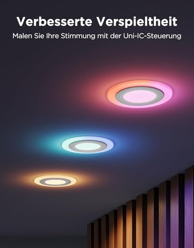 Govee Smart Einbaustrahler RGBWW LED Spot Matter Alexa 4er-Pack