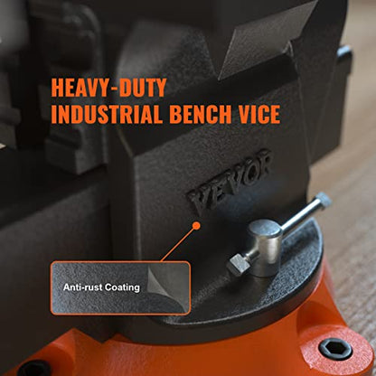 VEVOR 15,2cm Schraubstock Werkbankschraubstock - 360° Drehbar