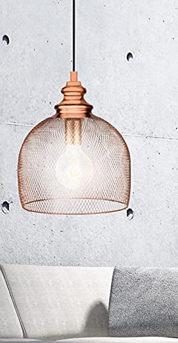 EGLO Straiton Pendelleuchte - Industrial Kupfer Esszimmer