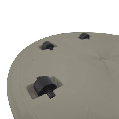 Kreher XXL Blumenkübel mit Rollen - Braun Ø79cm