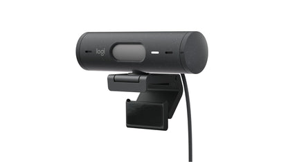 Logitech Brio 500 Full-HD Webcam mit Auto-Lichtkorrektur – Graphit