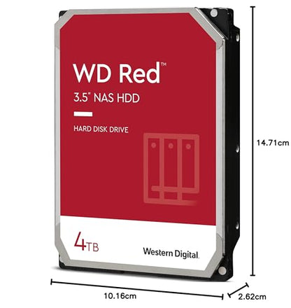 Western Digital Red 4TB 3.5 Zoll NAS Festplatte - WD40EFAX