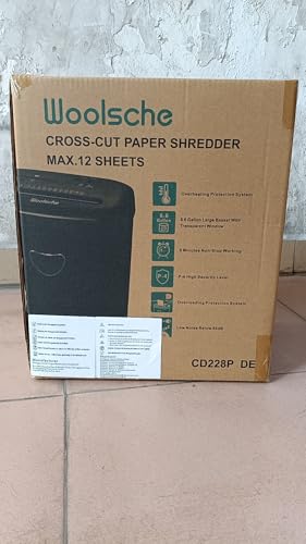 OfficePro SecureShred S12 Aktenvernichter für Papier & CDs, 12 Blatt, 25L