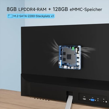 BMAX B1 Pro Mini PC Intel N4000 8GB/128GB Lüfterlos Win 11 Pro