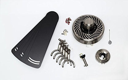 Cyclone 132cm Deckenventilator - Gebürsteter Stahl