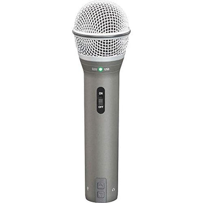 Samson Q2U Mikrofon Set - USB/XLR Podcast Mikrofon Grau