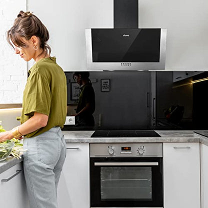 CIARRA CBCB6736C Dunstabzugshaube Kopffrei 60cm Schwarz