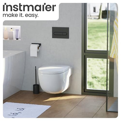 instmaier Alma WC-Sitz Absenkautomatik D-Form Weiss Duroplast