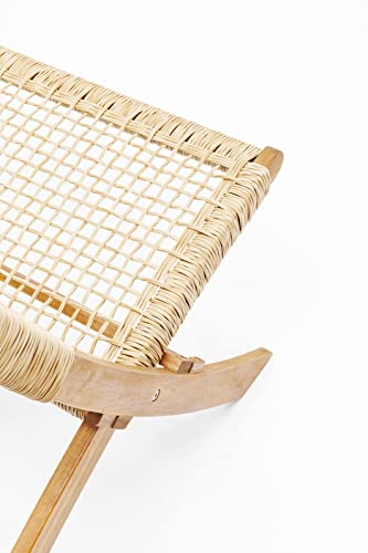 Kare Design Klappsessel Copacabana Rattangeflecht Outdoor - Braun