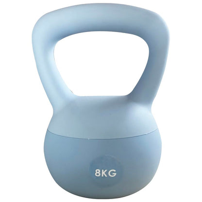 ZhaoCo Soft Kettlebell 8 kg, Kugelhantel mit Eisensandfüllung – extra breiter Griff aus PVC