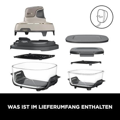 Ninja CRISPi Tragbare Heissluftfritteuse 3.8L Stone Gold FN101EUSTGD