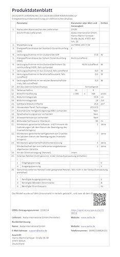 DYON ULTIMAX 24H-TI-W HD Smart TV 24 Zoll (60 cm) Tizen OS