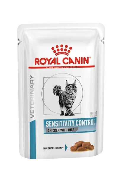 Royal Canin Veterinary Sensitivity Control Diätfutter Katze 4x12x85g