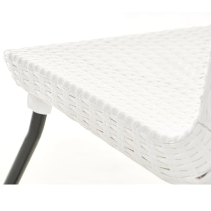 Keter Lounge Set Rio Gartenlounge Kunststoff Rattanoptik weiss