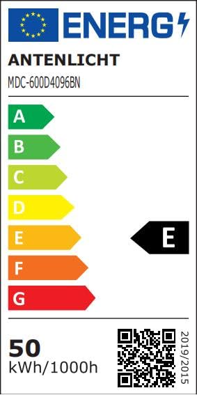 ANTENLICHT Dimmbar Fernbedienung LED Deckenleuchte – Schwarz 50W