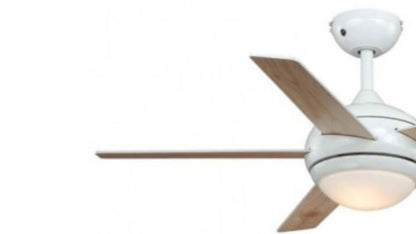 aireRyder Fresco Deckenventilator mit Licht, Fernbedienung 112cm Weiss