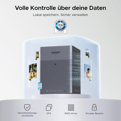 UGREEN NASync DH4300 Plus 4-Bay Desktop NAS - Diskless