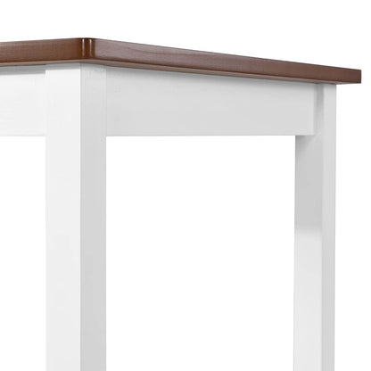vidaXL Massivholz Bartisch Stehtisch – Robuster Bistrotisch