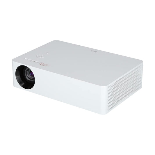 LG HU70LS CineBeam UHD 4K LED Projektor Weiss. Weißer Projektor zur Wiedergabe von UHD 4K Videoinhalten im Heimkino.