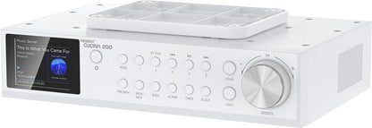 Regent Cucina 200 Küchenradio DAB+ FM Bluetooth Weiss. Kompaktes weißes Gerät für DAB+/FM und Bluetooth-Audiostreaming.