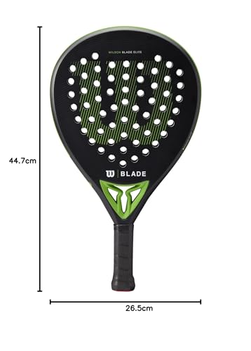 Wilson Blade Elite v2 Padel-Schläger - Schwarz/Neongrün