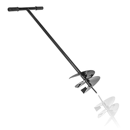 AGROHIT Handerdbohrer Ø 250 mm, Gartenbohrer aus Stahl, 105 cm