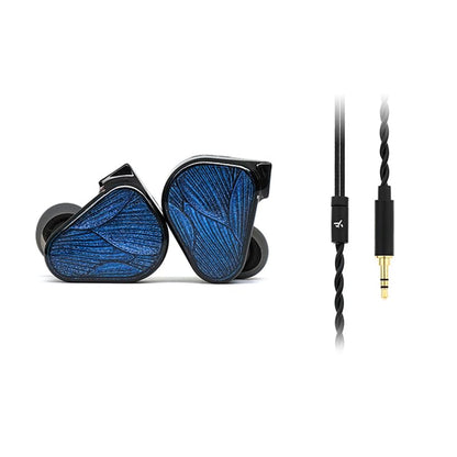 TRUTHEAR Crinacle Zero:BLUE2 Dual Dynamic Drivers In-Ear-Kopfhörer mit abnehmbarem Kabel (3,5 mm). Für Audio.