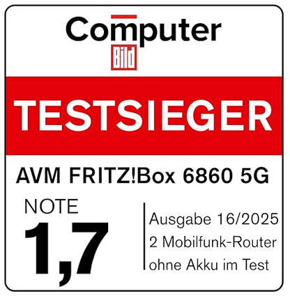 FRITZ!Box 6860 5G Mobilfunk-Router – DECT-Basis Outdoor