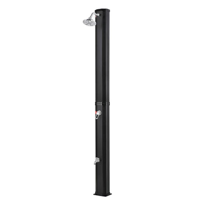 Strattore Solardusche Garten 35L schwarz mit Fussdusche