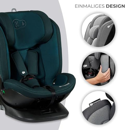 Kinderkraft XPEDITION2 I-SIZE Kindersitz 360° Reboarder Isofix Blau