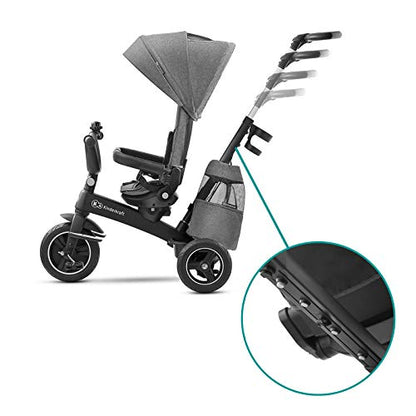 Kinderkraft EASYTWIST Kinderdreirad mit Drehfunktion Grau