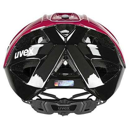 uvex Quatro MTB Helm - Ruby red-Black - 52-57 cm