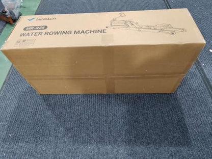 MERACH R28 Wasser Rudergerät Holz für Heimfitness – Faltbar