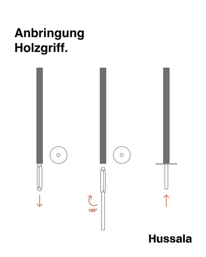 Hussala Diamond Wachsfackeln 50 Stk. – 90 Min. Brenndauer